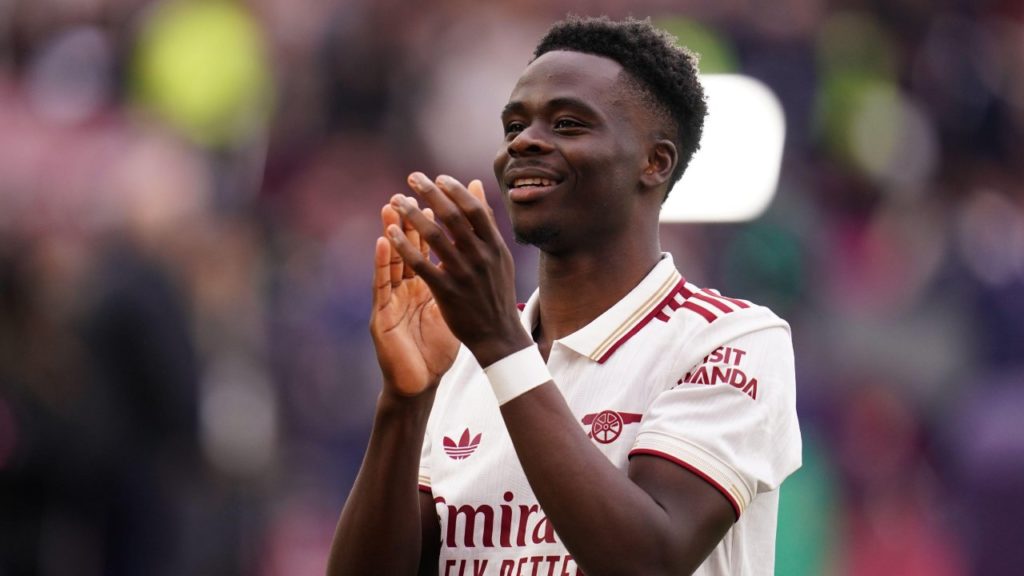 Bukayo Saka do Arsenal Palpite Arsenal x Burnley