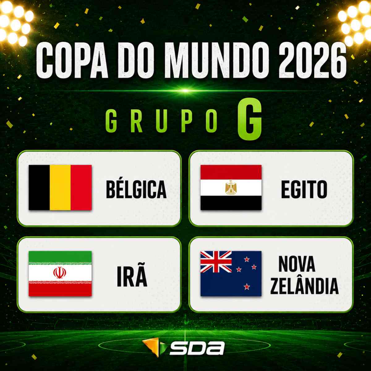 Grupo G - Copa do Mundo 2026