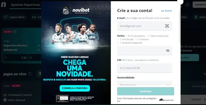 Como Cadastrar Novibet Novibet Cadastro