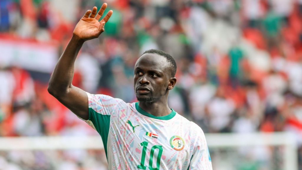 Sadio Mane do Senegal Palpite Bélgica x Senegal
