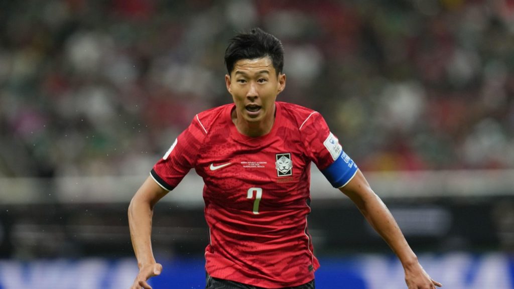 Son Heung-min do República da Coreia Palpite África do Sul x República da Coreia