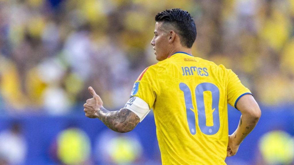 James Rodríguez da Colômbia