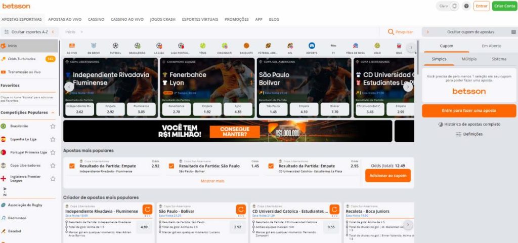 Betsson apostas